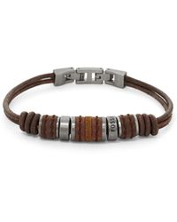 Fossil Lederarmband »JF00900797« - Mehrfarbig