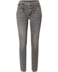 Liu Jo - High-waist-Jeans RAMPY (1-tlg) Weiteres Detail, Plain/ohne Details - Lyst