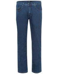 Pioneer - Authentic 5-Pocket-Jeans PIONEER RANDO dark blue stonewash 16801 6388.6811 - Lyst