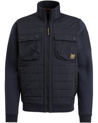 PME LEGEND - Strickjacke Zip jacket sweat mixed padded - Lyst