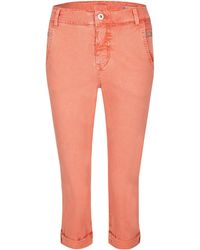 ANGELS Capri-Jeans,Cici TU' mit Ziersteinen - Orange