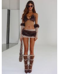 Outcast - Cavewoman Micro Mini Skirt - Lyst