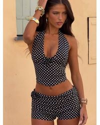 Outcast - Piai Corset Top Polka Dot - Lyst