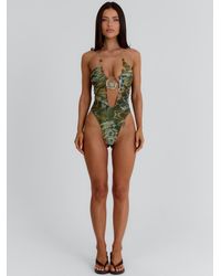 Outcast - Nikila Bodysuit Ecru Wings - Lyst