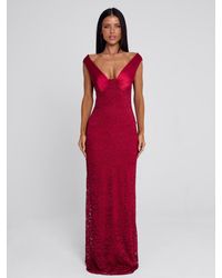 slim fit dress slacks Esmeralda Maxi Dress Golden Crystal
