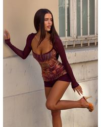 Outcast - Astrae Playsuit Celine - Lyst