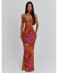 Outcast Esmeralda Maxi Dress in Blue | Lyst