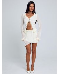 Outcast - Mae Top Ivory - Lyst