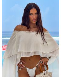 Outcast - Miriama Top Cream - Lyst