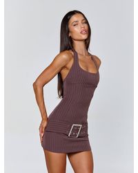 Outcast - Vivienne Mini Dress Pinstripe - Lyst