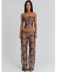 Outcast - Jocelynn Pants Taupe - Lyst