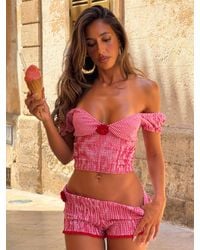 Outcast - Tosca Top Gingham - Lyst