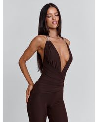 Outcast - Carys Jumpsuit Chocolate - Lyst