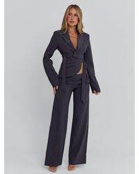 Outcast - Riveria Pant Charcoal - Lyst