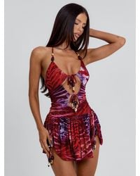 Outcast - Krisden Mini Dress Hawaii - Lyst