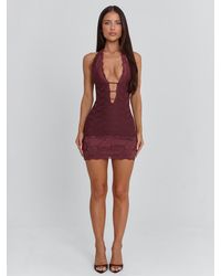 knee length dresses for ladies Shania Off Shoulder Mini Dress – SIMKHAI