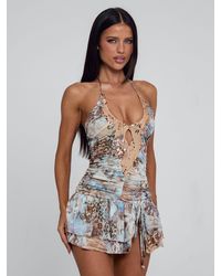 Outcast - Mutia Mini Dress Alaska - Lyst