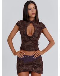 Outcast - Shania Longline Top - Lyst