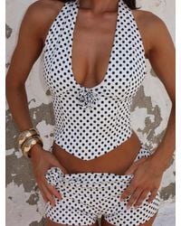 Outcast - Piai Corset Top Polka Dot - Lyst