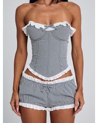 Outcast - Junnie Short Gingham - Lyst