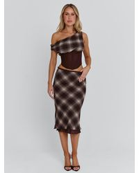 Outcast - Narelle Top Check - Lyst