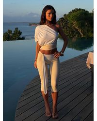 Outcast - Linday Capri Pants And Cream - Lyst