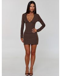 Outcast - Kessia Mini Dress Pinstripe - Lyst