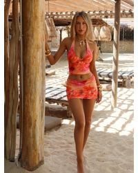 Outcast - Jemina Mini Skirt Sofira Heat - Lyst