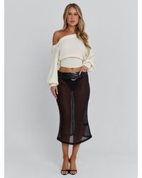 Outcast - Velana Midi Skirt - Lyst