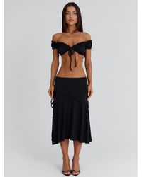 Outcast - Arrielle Midi Skirt - Lyst