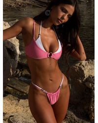 Outcast - Bonniee Bikini Bottoms Gingham - Lyst