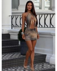 Outcast - Neely Mini Dress Tempera - Lyst