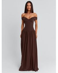 Outcast - Junipia Maxi Dress Chocolate - Lyst