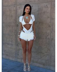 Outcast - Cheryl Playsuit Off - Lyst