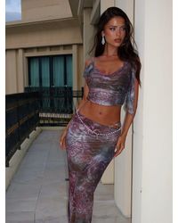 Outcast - Lorina Maxi Skirt Mosaic - Lyst