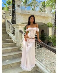 Outcast - Lubela Corset Top Blush - Lyst