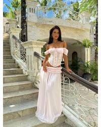 Outcast - Lubela Corset Top Blush - Lyst