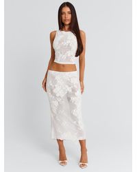 Outcast - Antonella Midi Skirt - Lyst