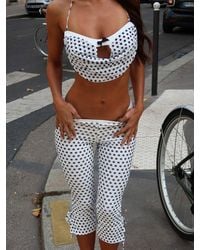 Outcast - Yule Capri Pant Polkadot - Lyst