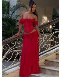 Outcast - Lubela Maxi Skirt - Lyst