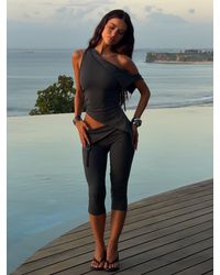 Outcast - Juliett Crop Top Dark - Lyst