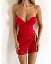 Outcast - Vigilante Mini Dress - Lyst