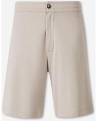 Herno - Bermudas Punto Algodón - Lyst