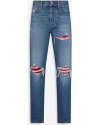 Amiri - Jeans Straight Algodón - Lyst