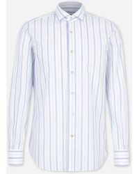 Santa Eulalia - Camisa Clásica Listada - Lyst