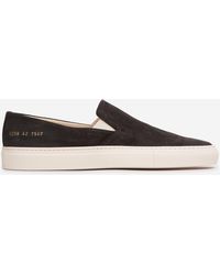 Common Projects - Zapatillas Slip-On De Ante - Lyst