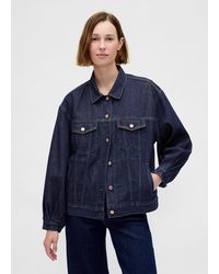 Gap - Giacca Denim Blu - Lyst