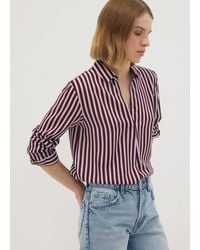 OVS - Camicia Rossa A Righe - Lyst