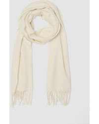 OVS - Sciarpa Bianca Con Frange - Lyst