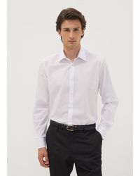 OVS - Camicia Bianca Slim Fit Con Colletto Classico Easy Iron, Uomo, Taglia - Lyst
